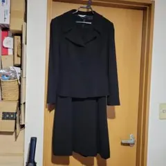 【美品】昭和ドレス　ブラックフォーマル　礼服　喪服　ジャケット　ワンピースセット