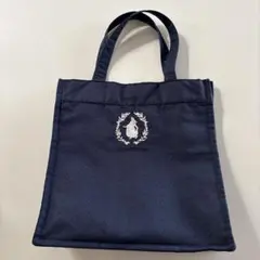 WEDGWOOD ウェッジウッド ジャスパー 刺繍　トートバッグ ネイビーのサムネイル