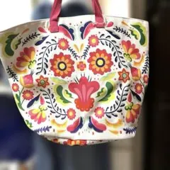 お値下げしました♡ ハワイで購入。軽量カラフルトート大きめバック
