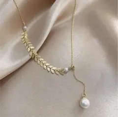 麦の穂モチーフネックレス