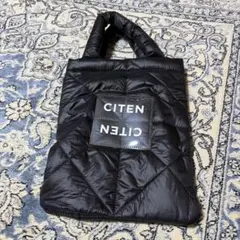 CITEN キルティングトートバッグ 黒