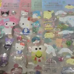 サンリオ　クリアキャンディシール　4種