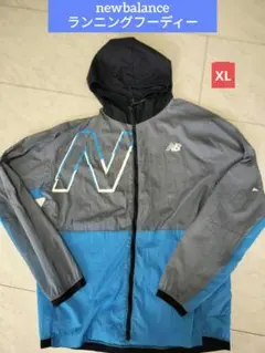 newbalance ランニング 薄手フーディー Size XL