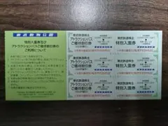 東武動物公園　入園券　アトラクションパス割引券　３組