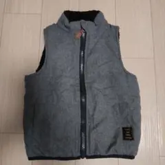 裏起毛 キッズ ダウンベスト　100cm