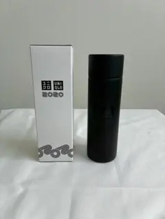 【未使用】ユニクロ ステンレスミニボトル 0.12L黒 外箱あり