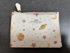 COACH 宇宙柄 カードケース