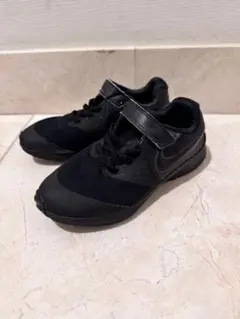 NIKE ナイキ キッズスニーカー ブラック マジックテープ　21cm 記名有