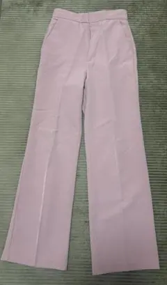 GU ストレッチストレートパンツQ ライトピンク sサイズ