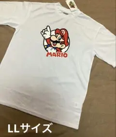 スーパーマリオ　メンズ　Tシャツ　ホワイト　サイズXL 新品タグ付き