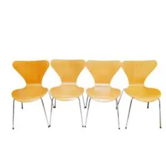 Fritz Hansen フリッツハンセン セブンチェア 4脚セット 送料込みのサムネイル