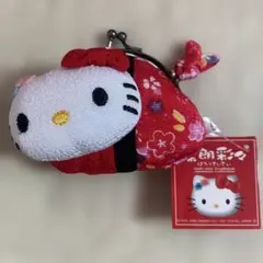 ハローキティ コインケース 赤 がま財布 サイフ 小銭入　日本限定