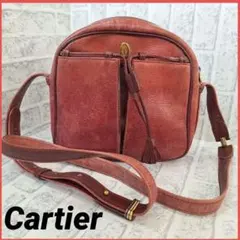 Cartier☆ショルダーバッグ☆ボルドー☆クロスボディ☆マスト