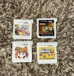 3DS人気ソフトセット マリオ/スマブラ/モンハン 動作確認済