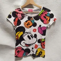 ディズニーリゾート ミニーマウス 総柄Tシャツのサムネイル