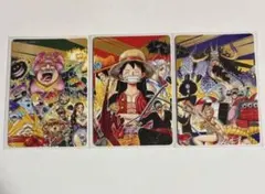 ONE PIECE ナツコミ 2022 特製ダブルステッカー 3種セット