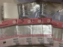 ❤*︎様 B8サイズ クリアポケット 3穴バインダー　リフィル　おまとめ シール