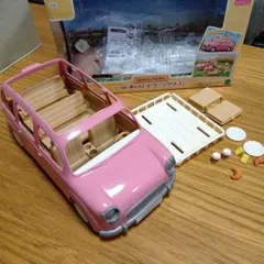 シルバニアファミリー「いっぱい乗れるよ！ピクニックワゴン」完品