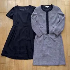 セレモニースーツ ジャケット＆スカート＆ワンピース３点セット セットアップ