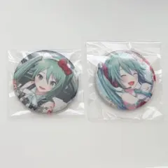 ୨୧ プロセカ サンリオ 初音ミク キティ 缶バッジ 特典 ୨୧ ⑥