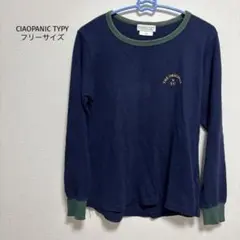 CIAOPANIC TYPY 長袖Tシャツ ネイビー