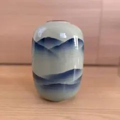 青と緑のグラデーション花瓶