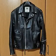 666 ダブルライダースジャケット トリプルシックス 38 - メルカリ