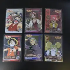 ワンピース 6枚セット 2005年 映画 オマツリ男爵　クリアカード