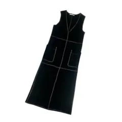 RADIATE ロングジレ　ロングベスト　ブラック　黒　 ラディエイト 美品