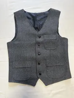 【新品】ヘリンボーンツイードベスト