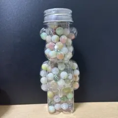 ①クマ型ビーズボトル