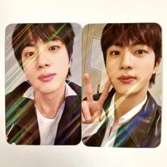 【BTS】‪☆183-24☆フォトカード ホログラム JIN ソクジン2枚セット