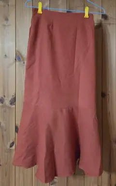 me＋em select オレンジ系カラー フレアスカート マーメイド