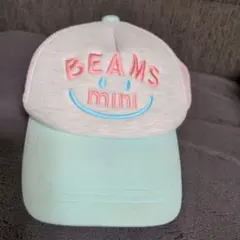 BEAMS mini スマイリーフェイスキャップ