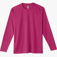 グリマー 3.5オンス インターロック ドライ 長袖 Tシャツ ホットピンク Mのサムネイル