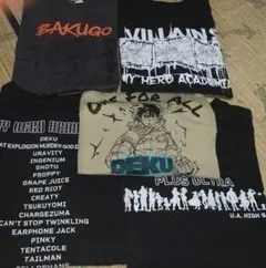 僕のヒーローアカデミア Tシャツ 5枚セット全部Lサイズ