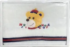 Miki House クマ刺繍 ハンドタオルのサムネイル