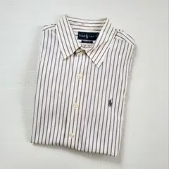 Ralph Lauren カスタムフィット ストライプシャツ Lサイズ