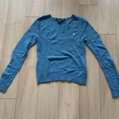 ラルフローレンスポーツ カシミヤ混 Ｖネック ニット