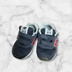 New Balance 313 ベビーシューズ ネイビー/レッド 13cm