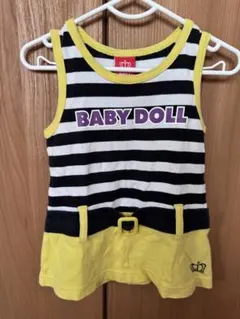 BABY DOLL ノースリーブワンピース 80