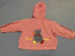 ミキハウス Chiec Saku 80 赤いチェック アウター