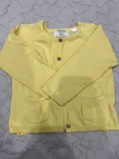 ZARA KNITWEAR カーディガン イエロー 86cm