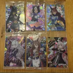 ウマ娘 キャラクターカード 6枚セット　ツインウエハース