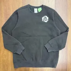 た*く様 adidas 裏起毛 スウェット 刺繍ロゴ 古着 黒 XLサイズ