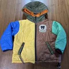 DOUBLE.B フード付きマルチカラー　コート　ブルゾン　ジャンバー