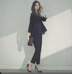 ⭐︎新品タグ付き　セレモニーママスーツ ルイルエブティック パンツスーツ L ⭐︎