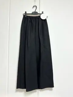 【MONiLE】モニーレ　麻レーヨンワイドパンツ