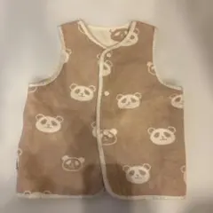 ベビースリーパー パンダ柄 ベージュ