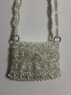 ビーズショルダーバッグ